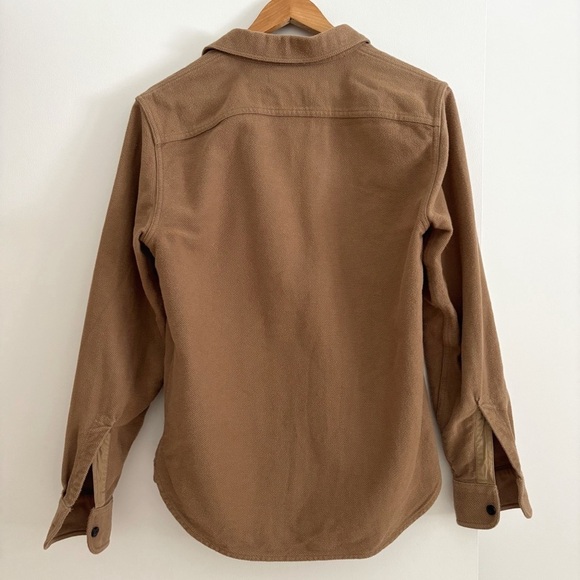 Everlane The Heavyweight Overshirt Shirt Light Jacket Size S Warm Light Brown - Picture 9 of 9